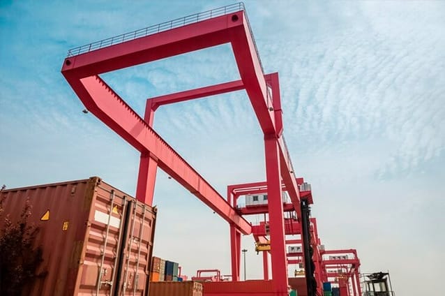 SISTEMAS DE SUPRESSÃO DE INCÊNDIO ROTAREX FIRETEC PARA MÁQUINAS PORTUÁRIAS