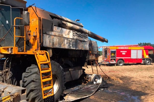 Prevenção e combate a incêndios em máquinas agrícolas