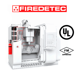 Sistemas de combate a incêndio para máquinas operatrizes FireDETEC