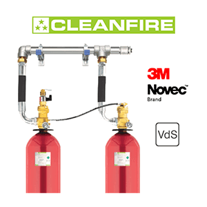 Sistemas de combate a incêndio por agente limpo CLEANFIRE